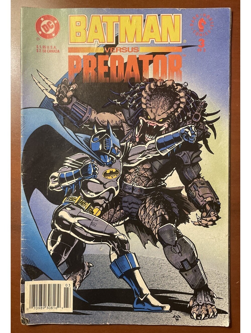 BATMAN VERSUS PREDATOR 1992 #3 DC DARK HORSE COMICS
